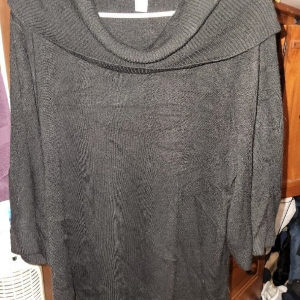 Like New Black Soft Plus Size 2x Dressy Sweater